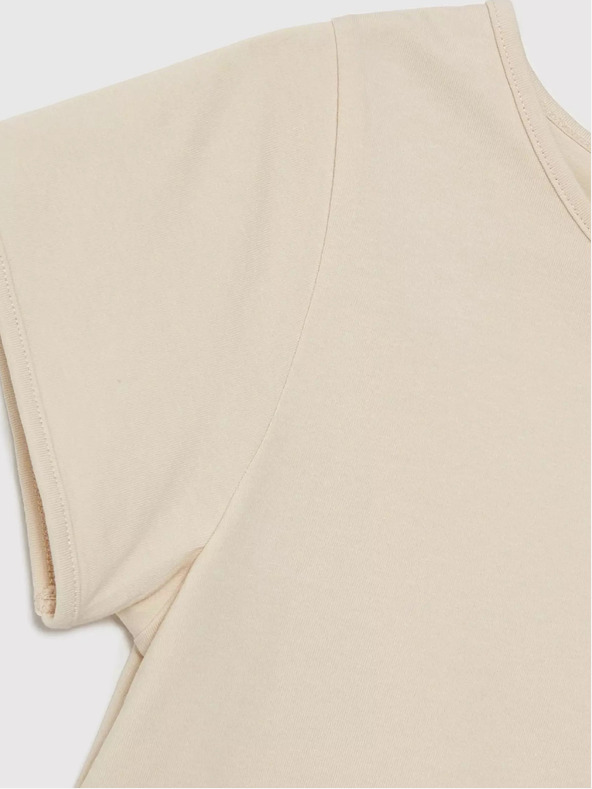 Moodo Béžové dámské tričko Moodo