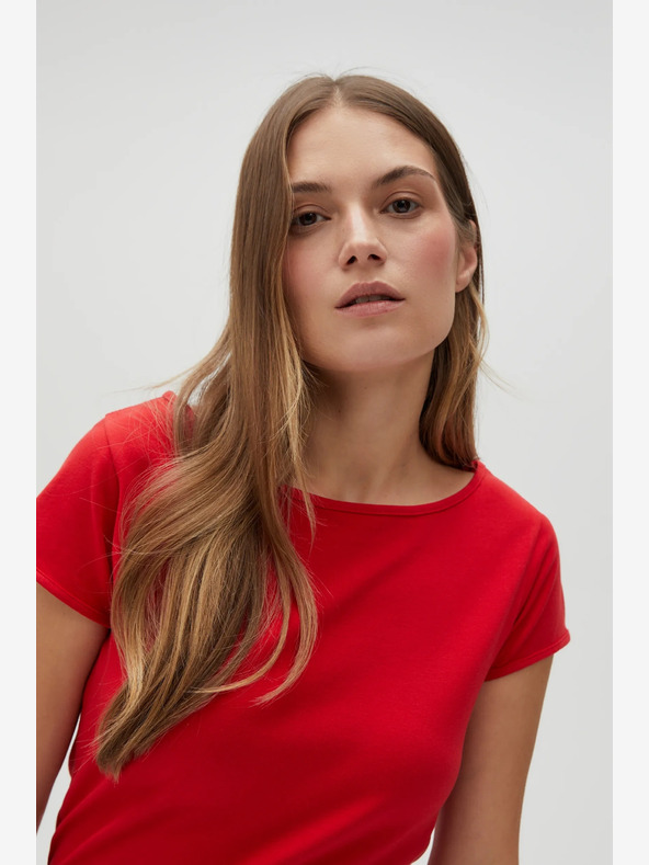 Moodo Červené dámské tričko Moodo