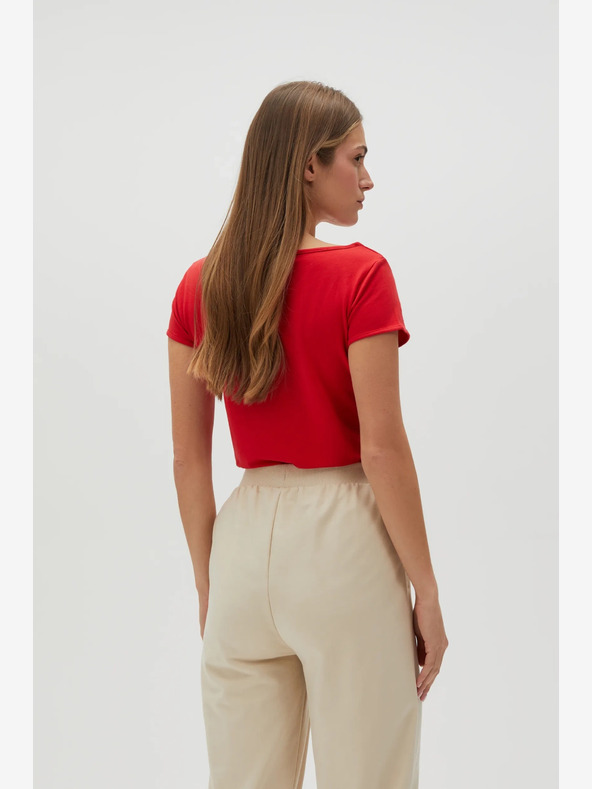 Moodo Červené dámské tričko Moodo