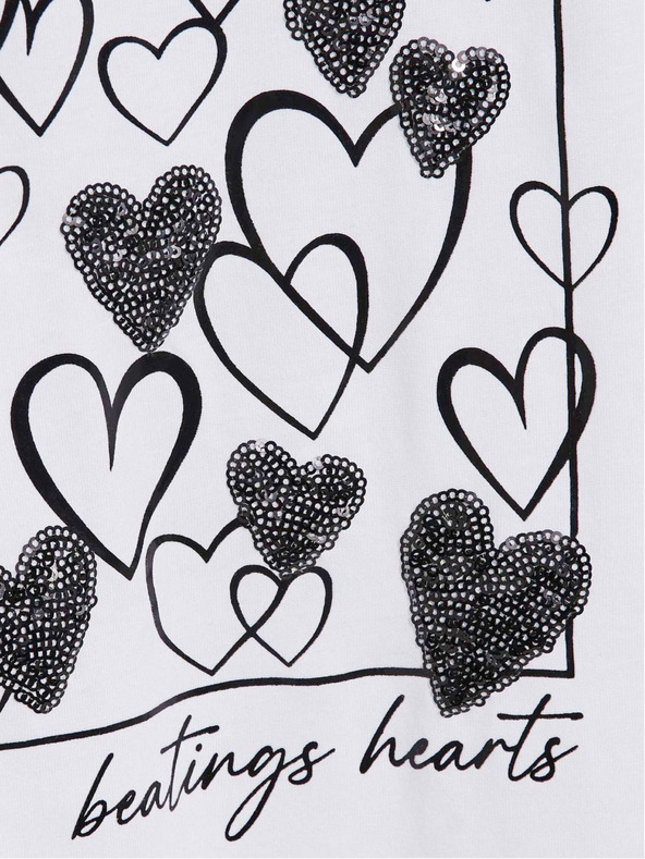 Moodo Bílé dámské tričko Moodo