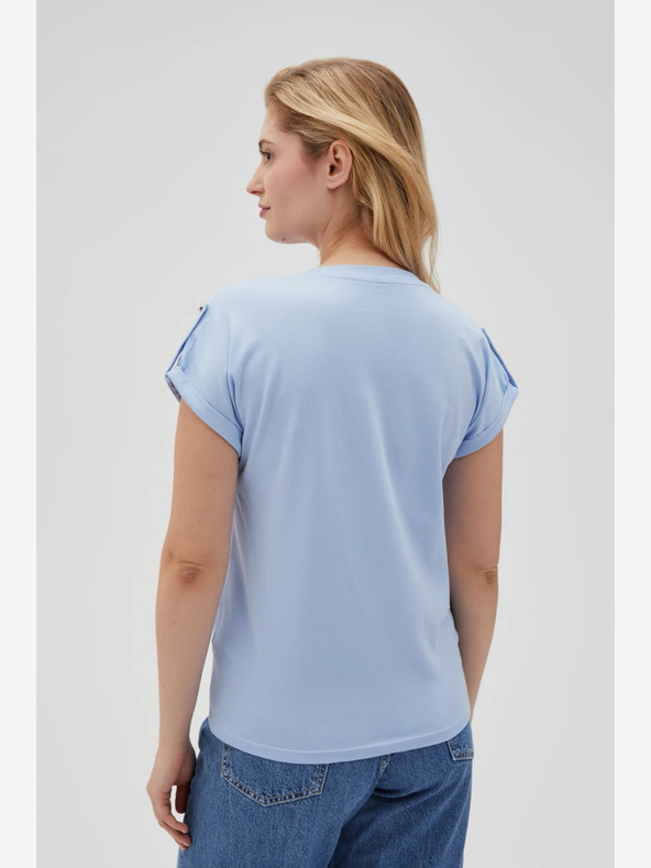 Moodo Světle modré dámské tričko Moodo