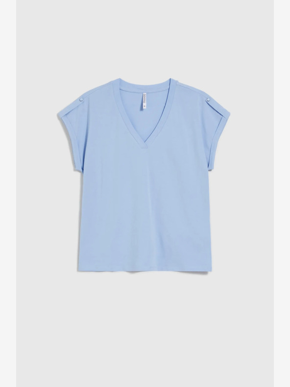 Moodo Světle modré dámské tričko Moodo