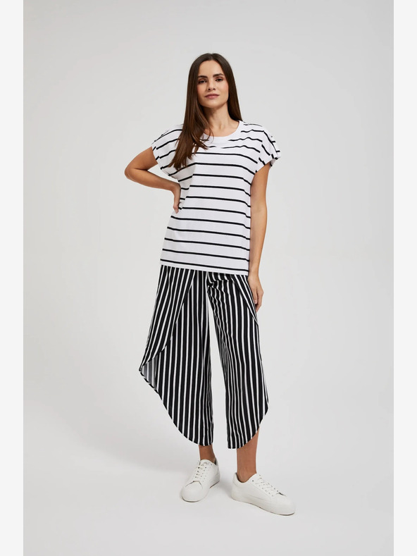 Moodo Dámské pruhované tričko Moodo