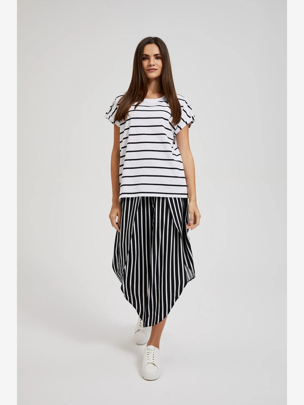 Moodo Dámské pruhované tričko Moodo