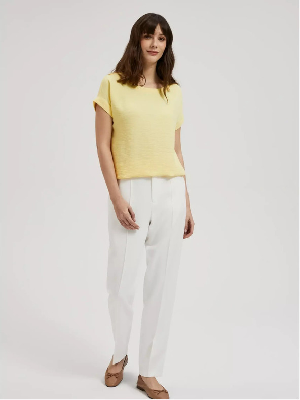 Moodo Žluté tričko s krátkým rukávem Moodo