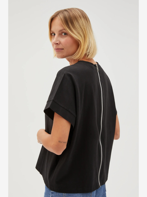 Moodo Černé dámské tričko Moodo