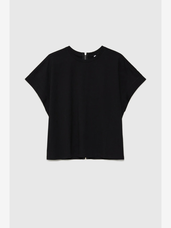 Moodo Černé dámské tričko Moodo