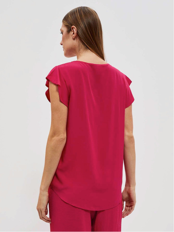 Moodo Tmavě růžové tričko Moodo