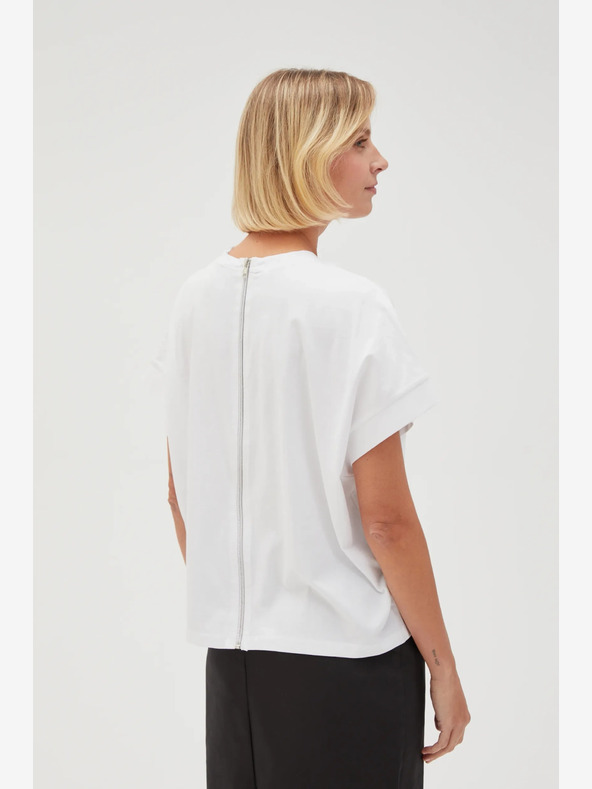 Moodo Bílé dámské tričko Moodo