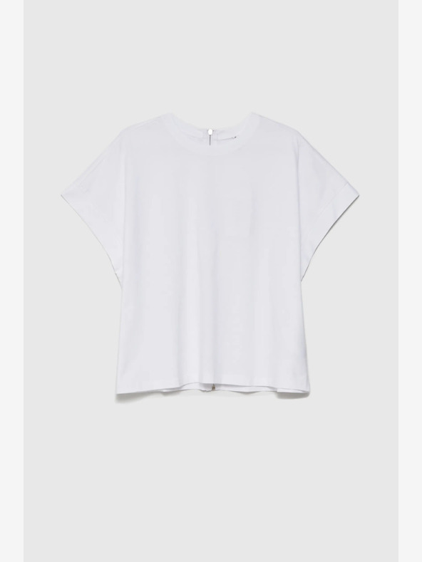 Moodo Bílé dámské tričko Moodo