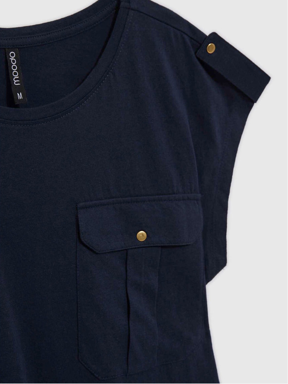 Moodo Tmavě modré tričko Moodo