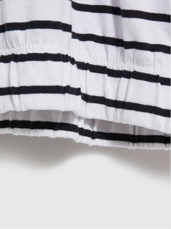 Moodo Modro-bílé dámské pruhované tričko Moodo