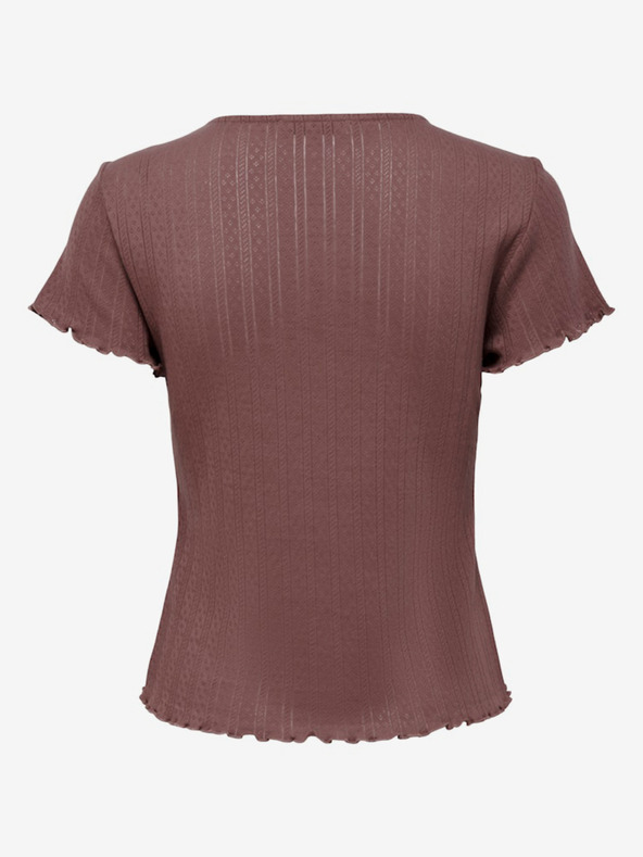 ONLY Vínové dámské tričko ONLY