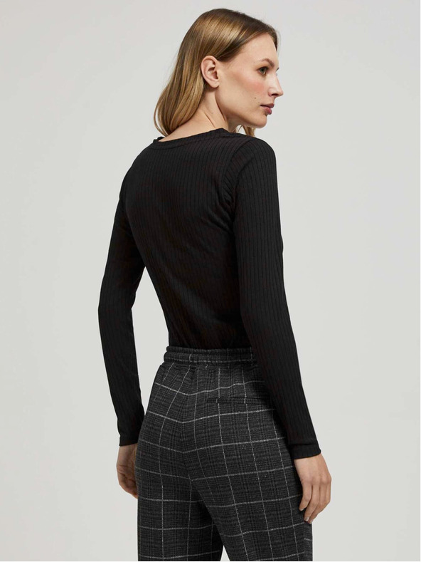 Moodo Černé dámské tričko Moodo