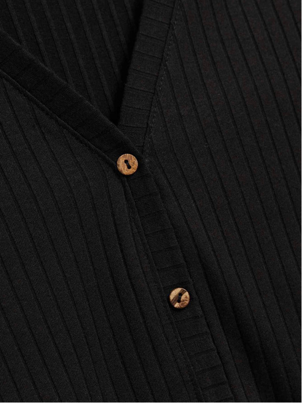 Moodo Černé dámské tričko Moodo