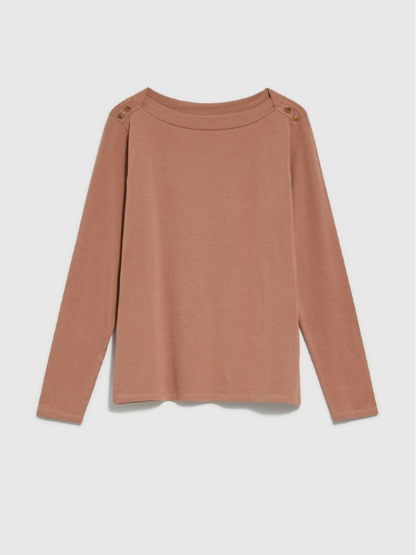 Moodo Cotton blouse with long sleeves