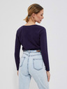 Moodo Tmavě modré dámské tričko Moodo