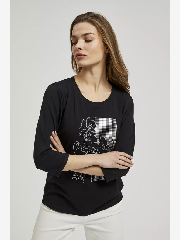 Moodo Dámské tričko s dlouhým rukávem Moodo