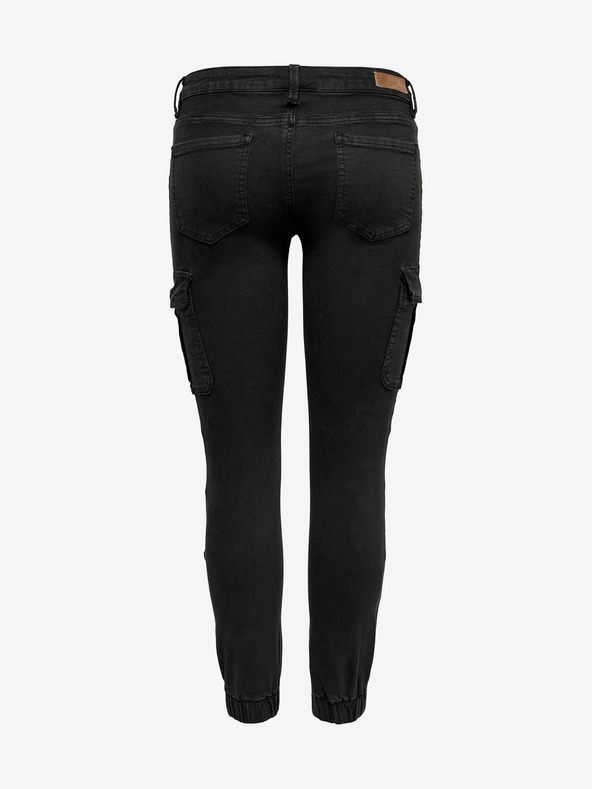 ONLY Černé kalhoty s kapsami ONLY Missouri