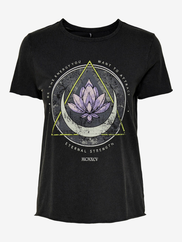 ONLY Černé dámské tričko ONLY Lucy