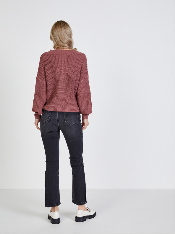 ONLY Starorůžový krátký kardigan ONLY Carol