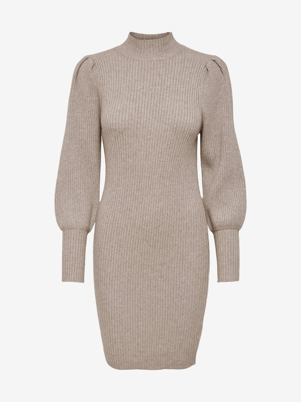 ONLY Béžové svetrové šaty ONLY Katia