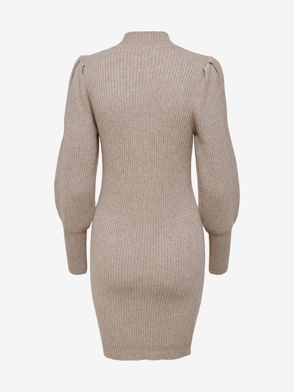 ONLY Béžové svetrové šaty ONLY Katia