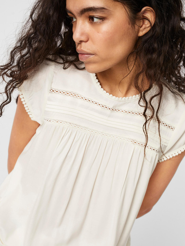 Vero Moda Krémová dámská halenka VERO MODA Debbie