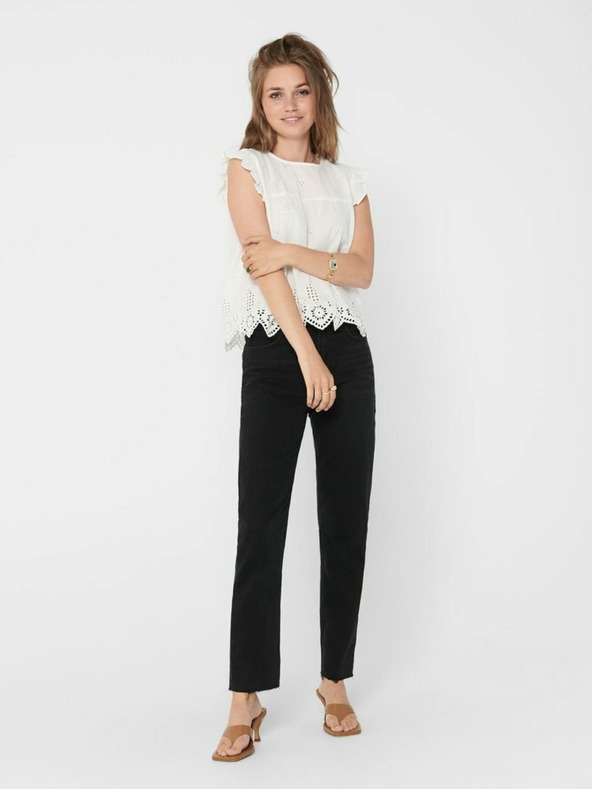 ONLY Bílá dámská halenka ONLY Silla