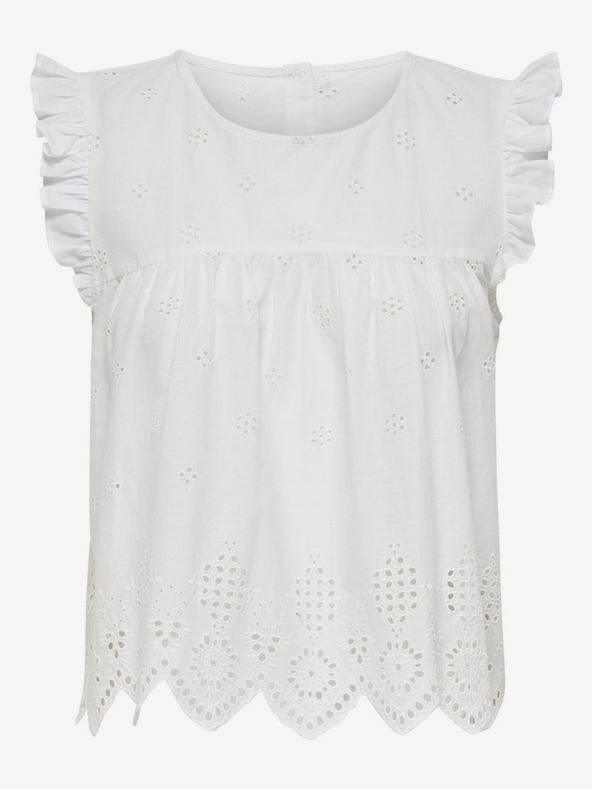 ONLY Bílá dámská halenka ONLY Silla