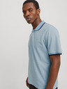 Jack & Jones Světle modré pánské polo tričko Jack & Jones