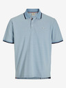 Jack & Jones Světle modré pánské polo tričko Jack & Jones
