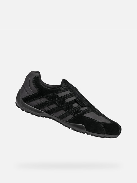 Geox Černé pánské tenisky Geox Uomo Snake