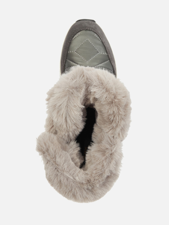 Geox Tmavě šedá dámská kotníková obuv Geox Spherica Actif X2 Abx