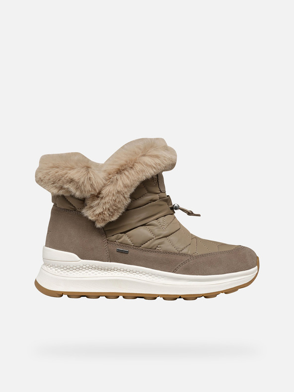 Geox Béžová dámská kotníková obuv Geox Spherica Actif X2