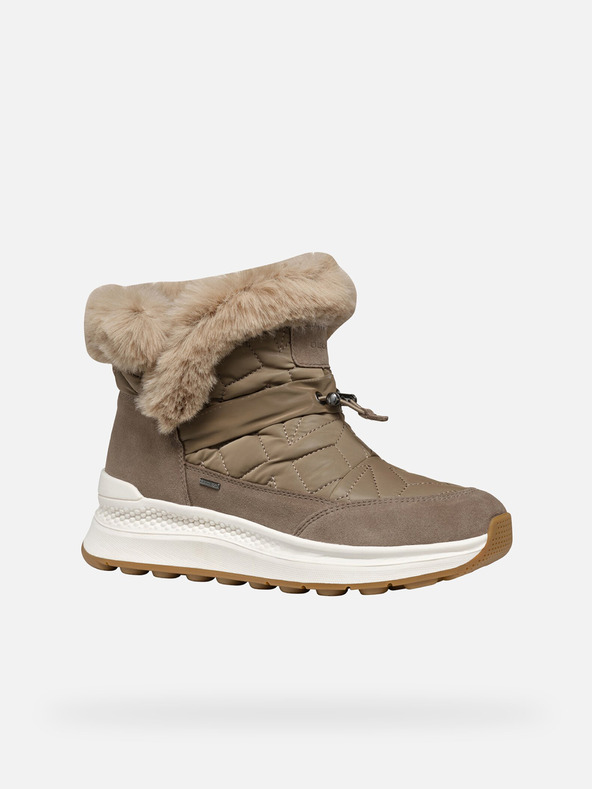 Geox Béžová dámská kotníková obuv Geox Spherica Actif X2