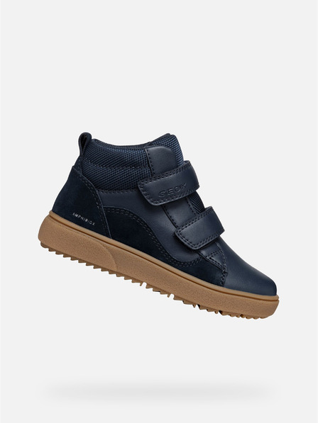 Geox Modré chlapecké tenisky Geox Theleven  B Abx