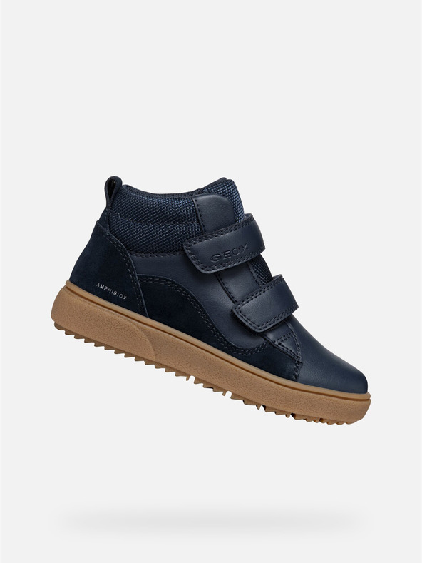 Geox Modré chlapecké tenisky Geox Theleven  B Abx