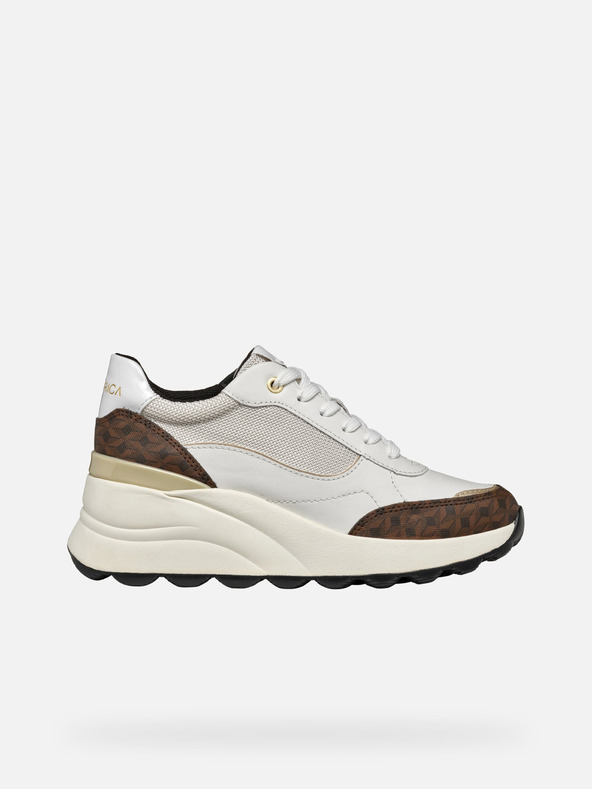 Geox Bílé dámské tenisky Geox Spherica EC13