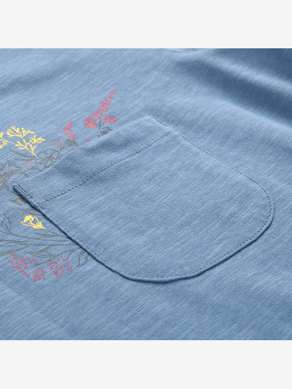 ALPINE PRO Dámské bavlněné triko ALPINE PRO BOLENA 2 indigo blue varianta pa