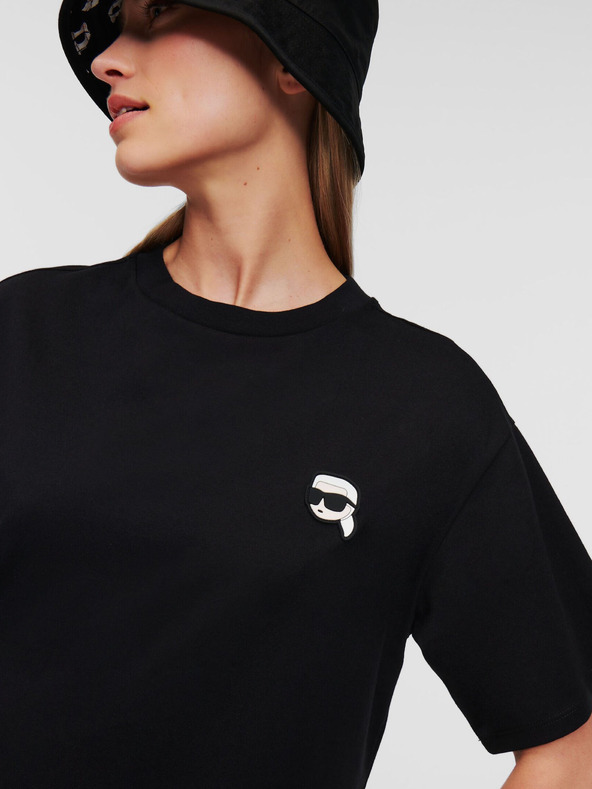 Karl Lagerfeld Černé dámské šaty KARL LAGERFELD