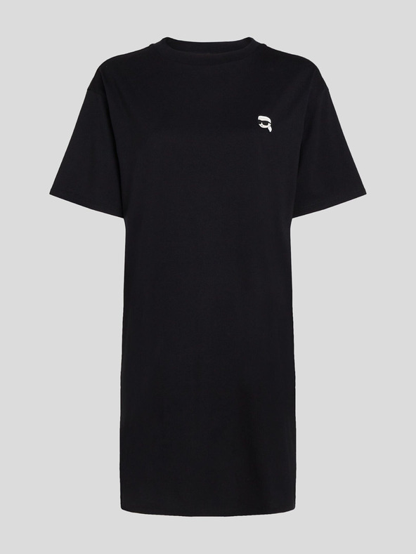 Karl Lagerfeld Černé dámské šaty KARL LAGERFELD