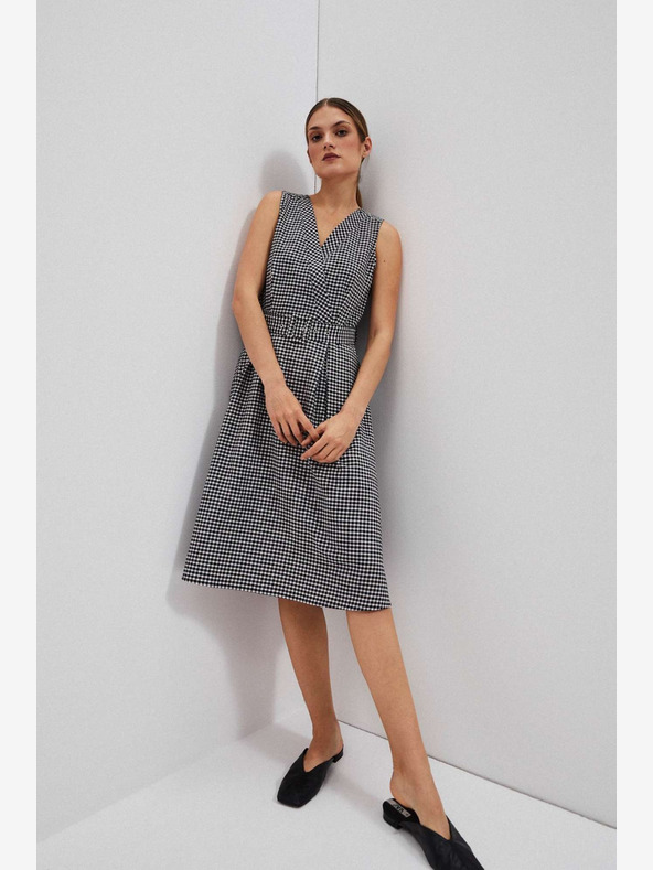 Moodo Černo-bílé šaty Moodo