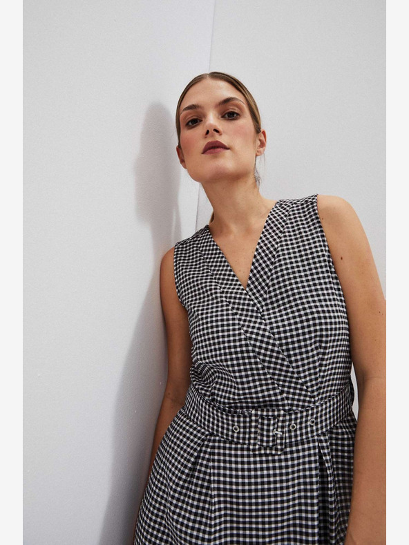 Moodo Černo-bílé šaty Moodo
