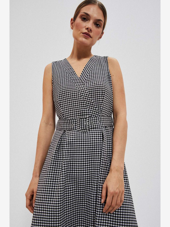 Moodo Černo-bílé šaty Moodo