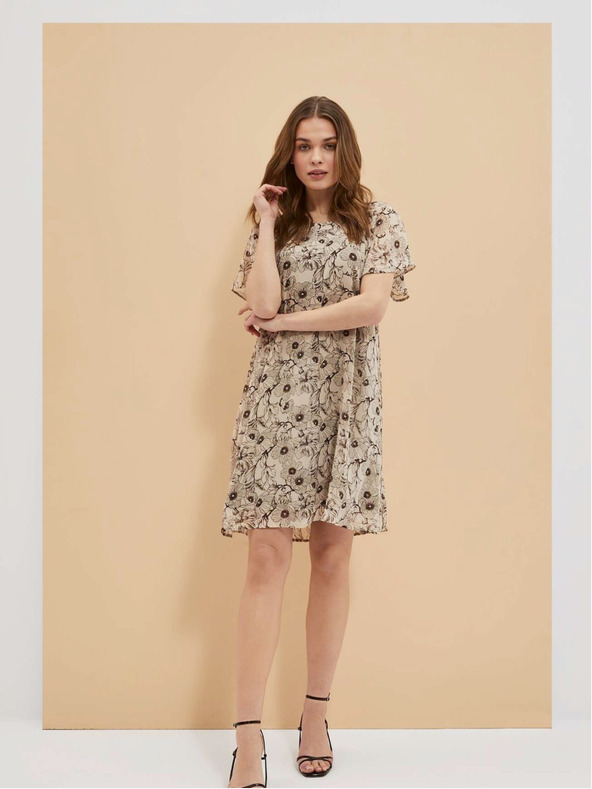 Moodo Dámské květované šaty Moodo