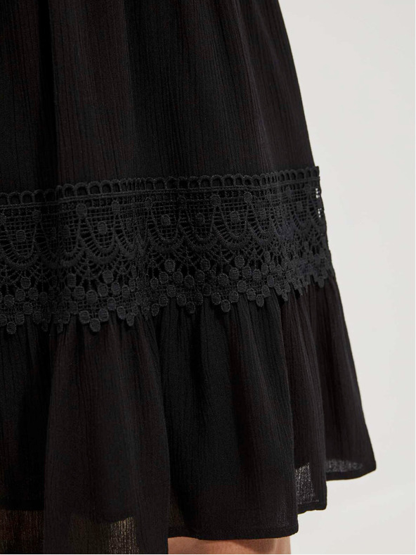 Moodo Černé dámské šaty Moodo