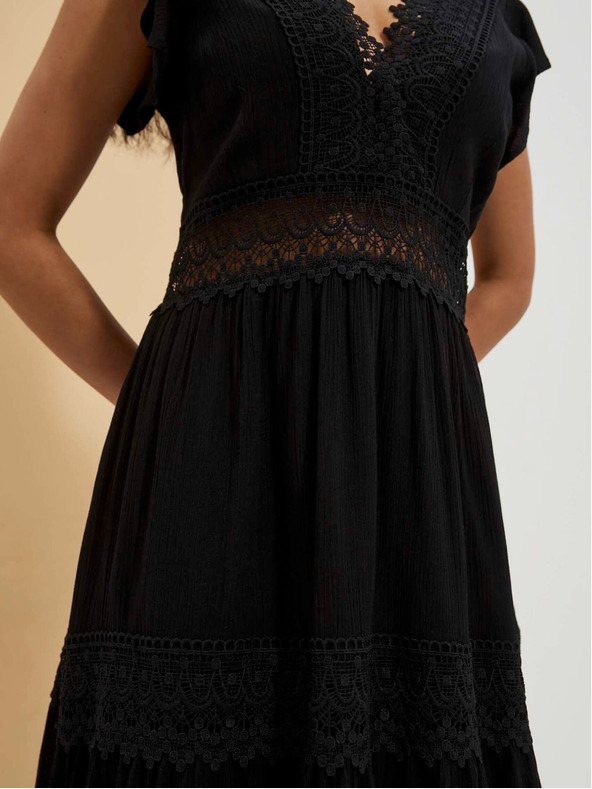 Moodo Černé dámské šaty Moodo