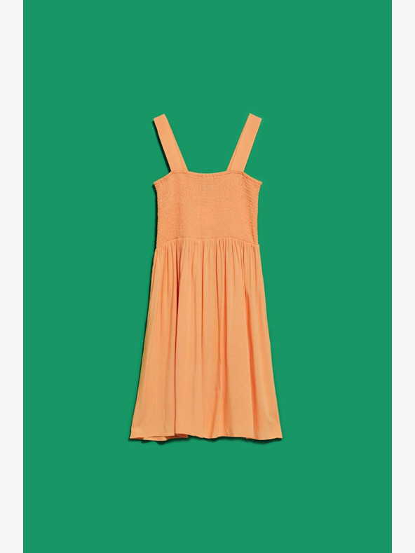 Moodo Oranžové šaty na ramínka Moodo