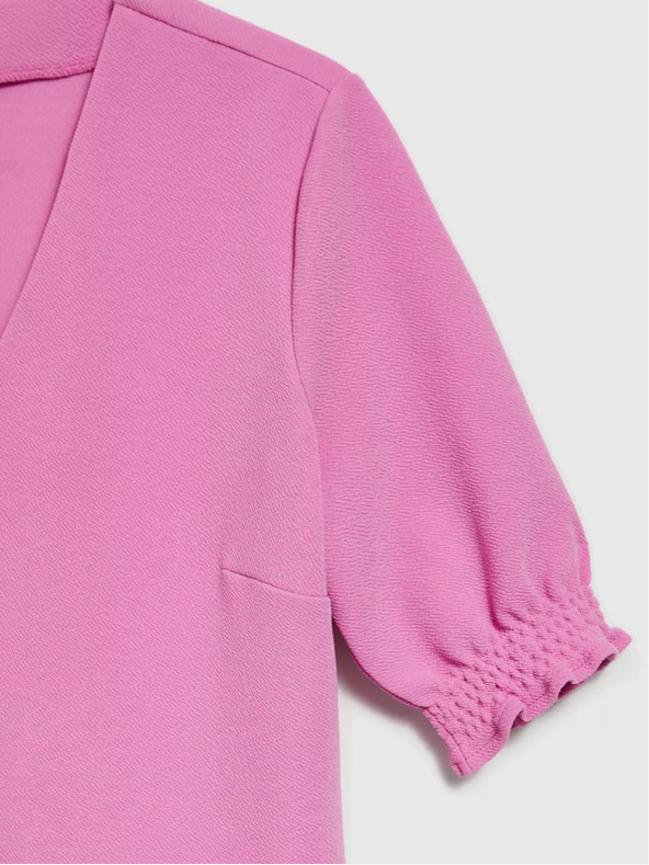 Moodo Růžové rovné šaty Moodo